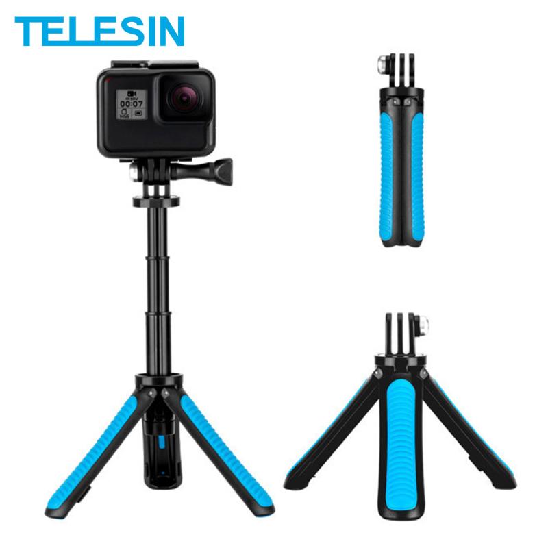 

Selfie Monopods TELESIN Mini Hand Stick Tripod For Hero 5 6 7 8 9 Osmo Action SJACAM Camera Accessories