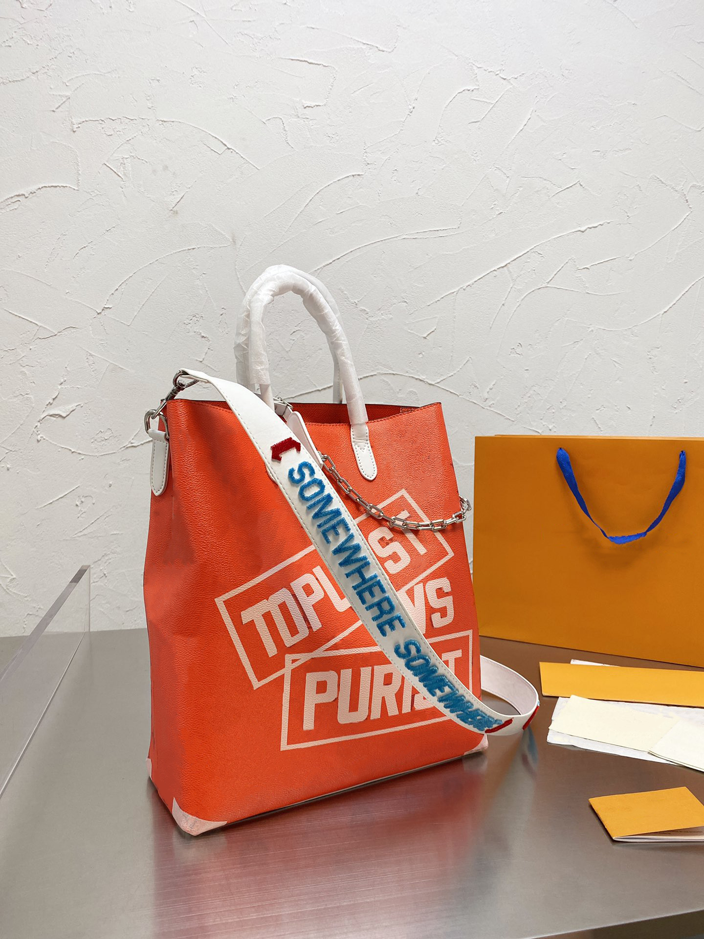 

High-quality Totes Bags Trend Color Chain Special Matching Design Fashion Ladies Handbag Purse Large Capacity Casual Top Lady Bag, Watermelon