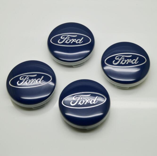 

4pcs Car Hub Caps Center Covers Diameter 54mm ABS Wheel Cap Cover Emblem Logo Badge For Fiesta Focus Fusion Mondeo Escap 6M211003AAbl