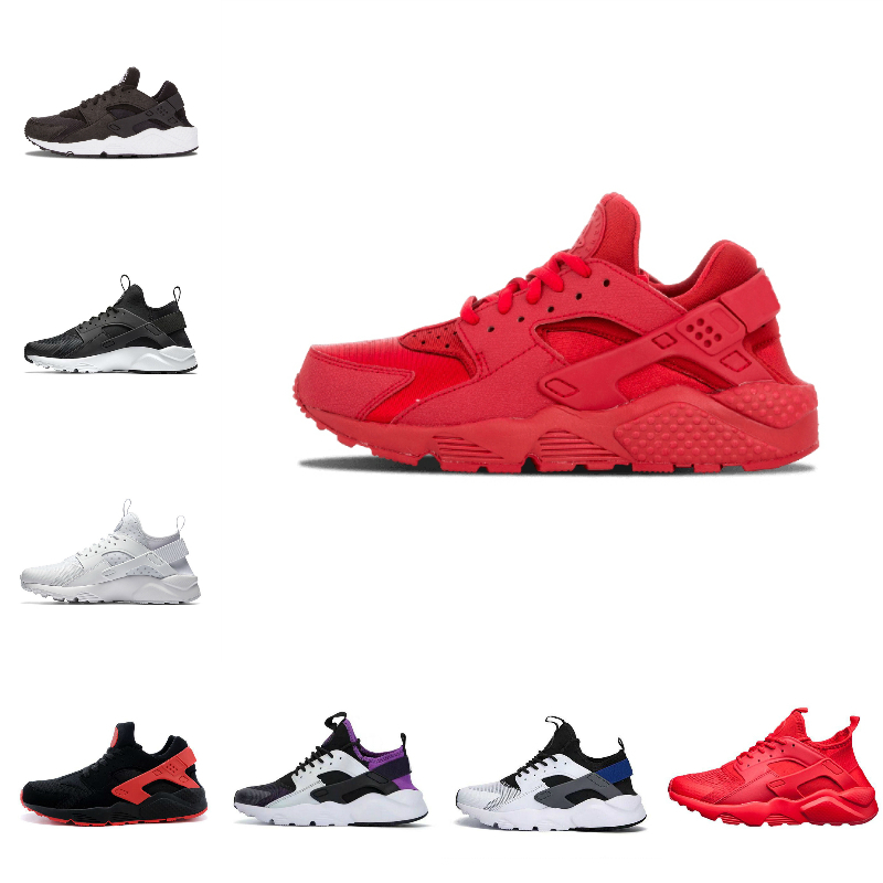

Sale 2021 New Huarache 1.0 4.0 Men Running Shoes Cheap Airs Stripe Red Balck White Rose Gold Huaraches Women Trainer Breathable Designer Sneakers X156