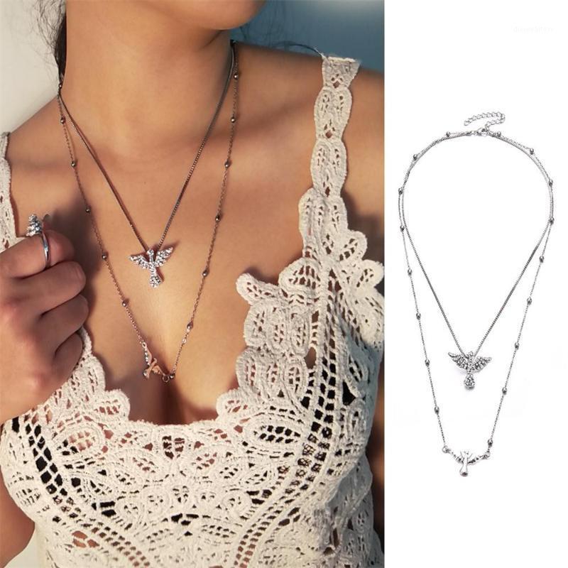 

Fashion Women's Geometric Type Pendant Alloy Necklace Jewelry Unique Design Elegant Chains