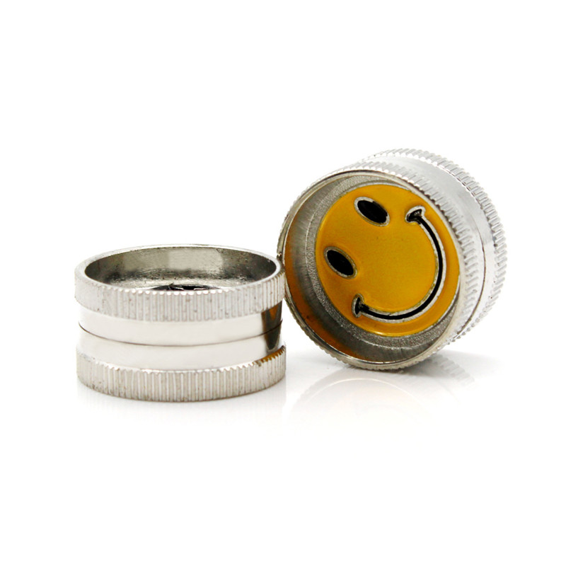

Mini tabocco leaf crusher metal casting smoking grinder 23mm two layers with herb grinders accessories promotion price