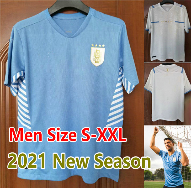 

21 22 Uruguay Soccer Jersey SUÁREZ 2021 2022 Home L.suarez E.cavani Shirt D.GODIN Away shirts National Team Football man maillots camesitas Uniforms, 2021 home