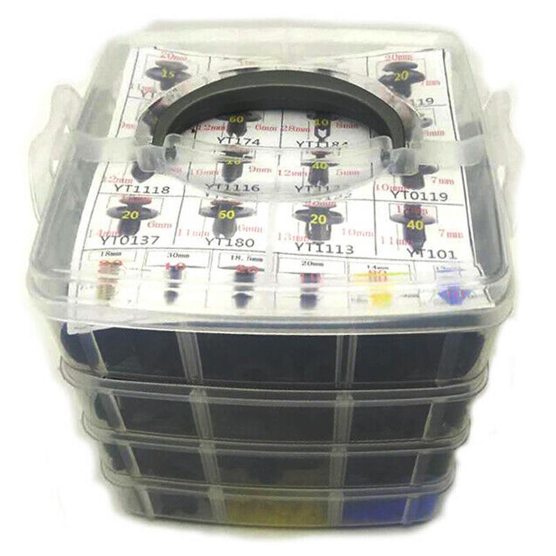 

Safety Belts & Accessories -650 Pcs Plastic Car Fender Retainer Different Fasteners Clip Moulding