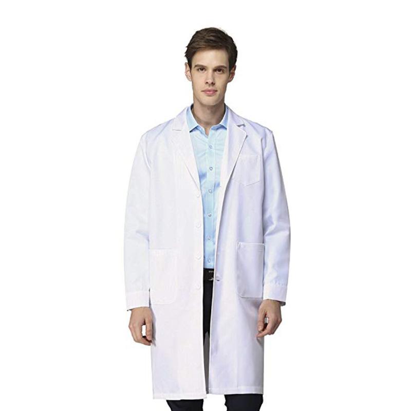 

Men's Trench Coats Jacket Windbreaker Long-sleeved Shirt Casual Solid Color Long Cardigan Coat Clothes, White