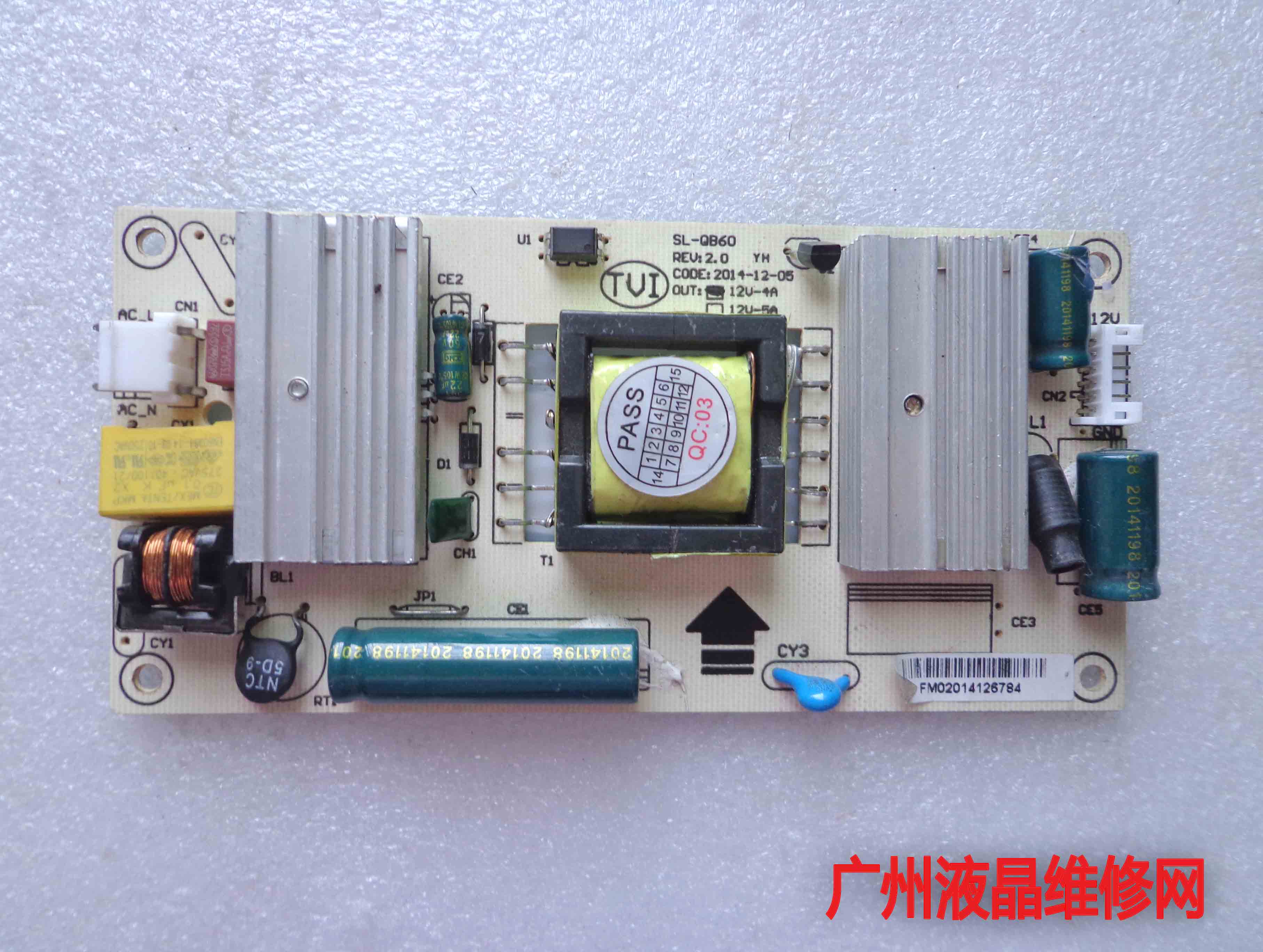 

Original sl-qb60 12V 5A built in LED TV power board