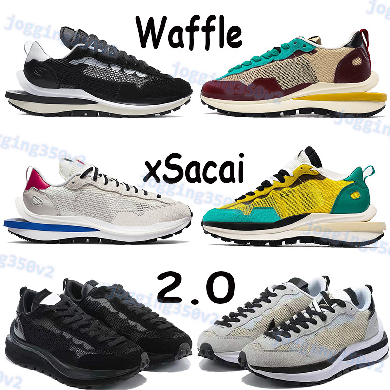 

Waffle Xsacai 2.0 men women running shoes Sport Fuchsia Game Royal Black White Tour Yellow Stadium Green Villain Red Neptune sneakers, 08. team royal