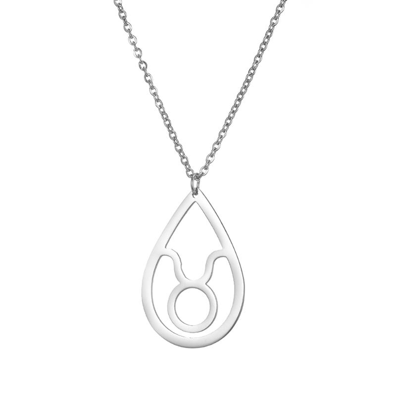 

Pendant Necklaces ZGN007 Selling 2021 Design Unique Charm Necklace Stainless Steel Hollow Round Geometric Fashion Couple Jewelry