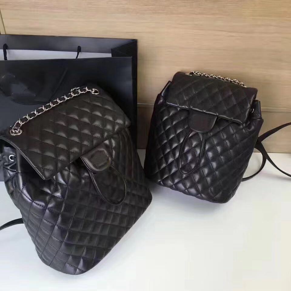 

Women Brand Luxurys Designers Bags 2021 backpack Chain Shoulder Crossbody Top Genuine Leather Fashion High Quality Plaid Bag