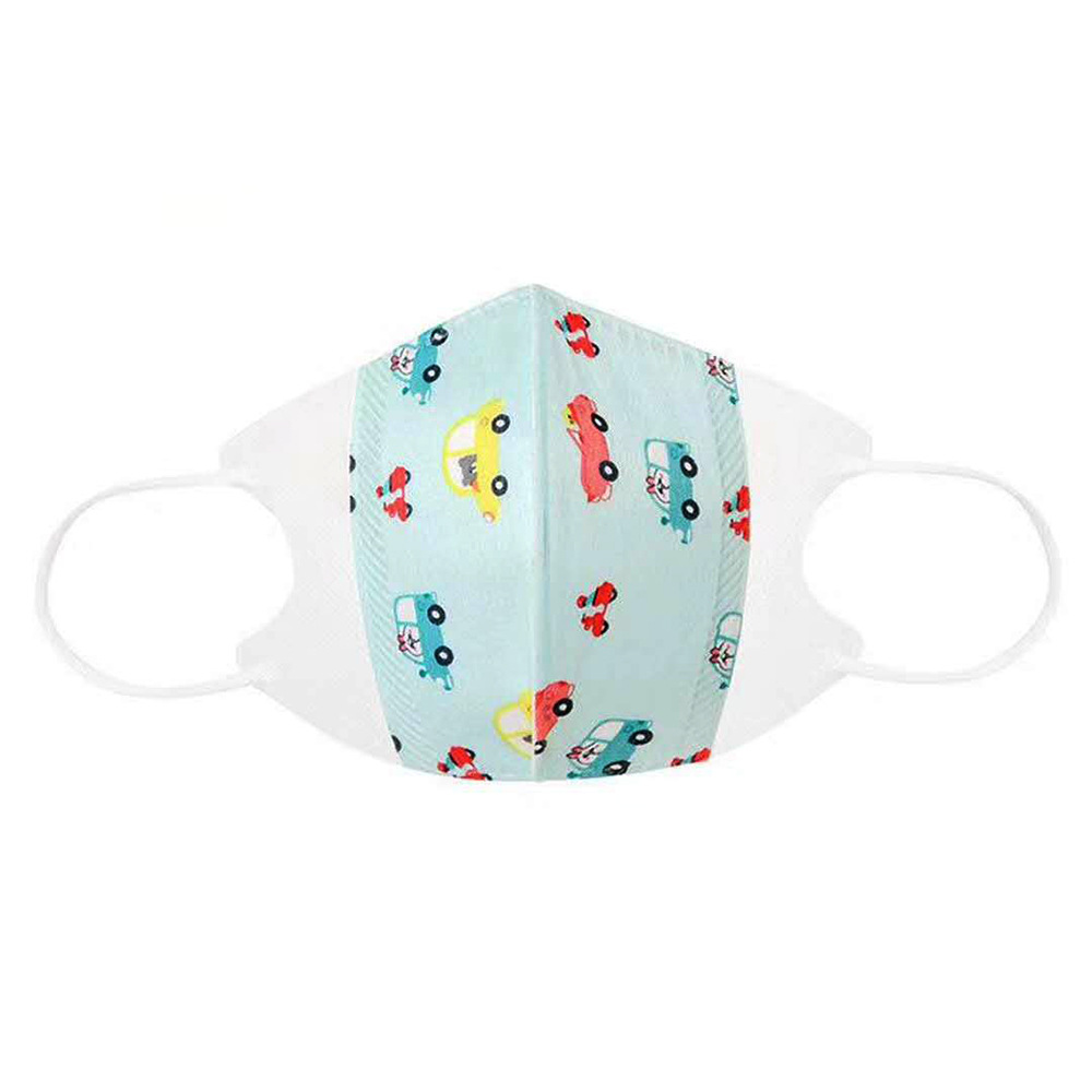 

Children 3D three-dimensional 3-layer protective mask cartoon cute printing student baby masks