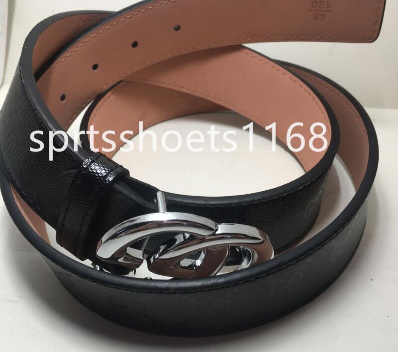 

2021 Belt Fashion Men G Buckle Fashion Genuine Leather Women Belts For men Letter Double buckle men women belts Free Ship 100-120CM, Black;brown