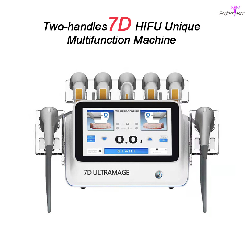 

New upgrade of technology 3D HIFU machine face lifting and body local shaping tighten double chin salon equipment