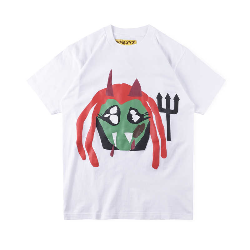 

CPFM, XYZ Playboi RED Carti WLR KING VAMP Tee Short Sleeve T-shirt, White;black