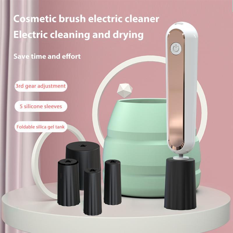 Makeup Brushes Brush Cleaner Dryer USB Rechargeable Cosmetic Make Up Cleaning Tool Wash Dry In Seconds For Most Sizes Of-image-738302394