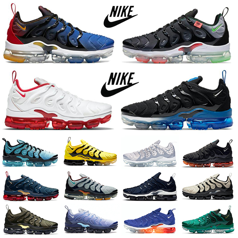 

Nike Air Vapormax Plus Tn men women Running Shoes Triple Black White worldwide Be True Atlanta Pastel chaussures outdoor mens trainer zapato sports sneakers 36-47, Color#49