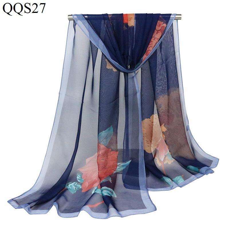 

Scarves 2021 Time-limited Hijab Winter Han Edition Fashion Small Georgette Cross-border Sales Thin Speed Sell Through Amazon Shawl