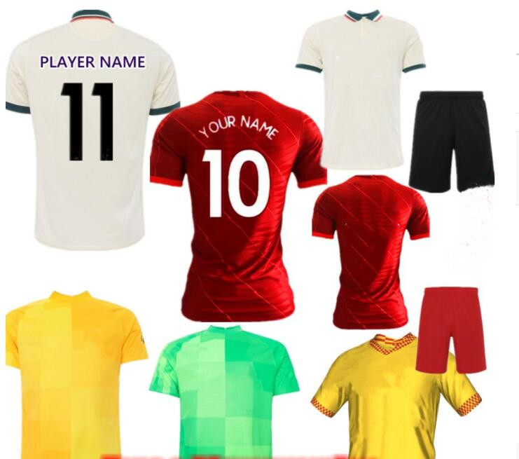 

Top quality soccer jersey home away football shirt men kit 2021 2022 kids sets