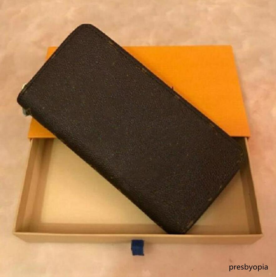 

60895 Fashion Luxury Purse men pu Leather Zippy Designer Bags Brazza Wallet emilie Lattice Coin Pouch Mens Women Lady SARAH Cards Holder Wallets 001, Customize