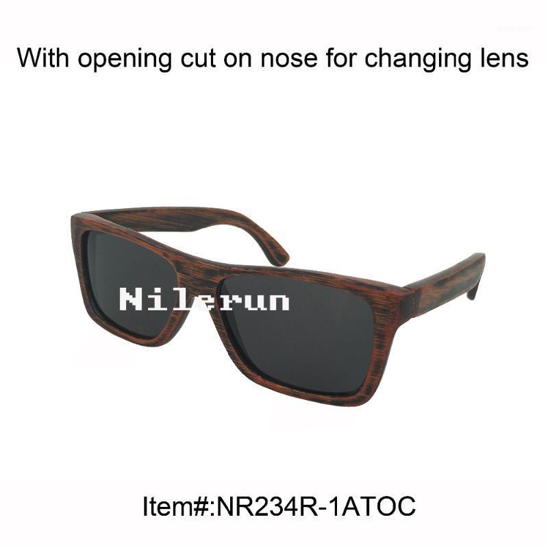 

Sunglasses Handmade Vintage Antique Black And Yellow Finish Bamboo Frame