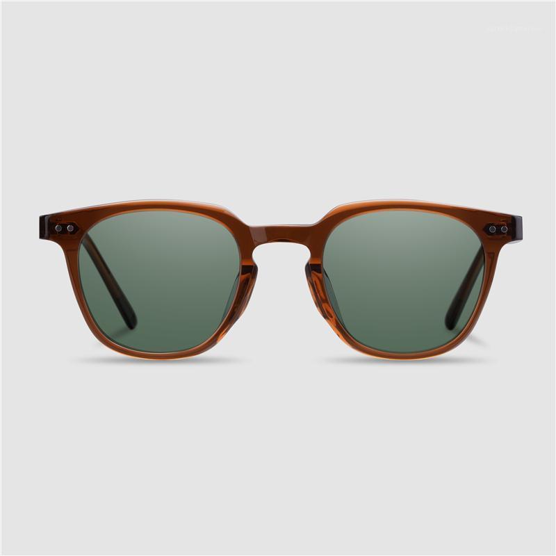 

Sunglasses Vintage Retro Rectangle Lutto UV400 Polarized Fashion Style Import Acetate High Quality Box Women Man Eyeglasses