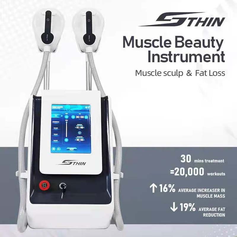 

EMS Body Sculpt shaping builds muscle Machine Fat Burning High Intensity Pulsed Electromagnetic EMSlim Device