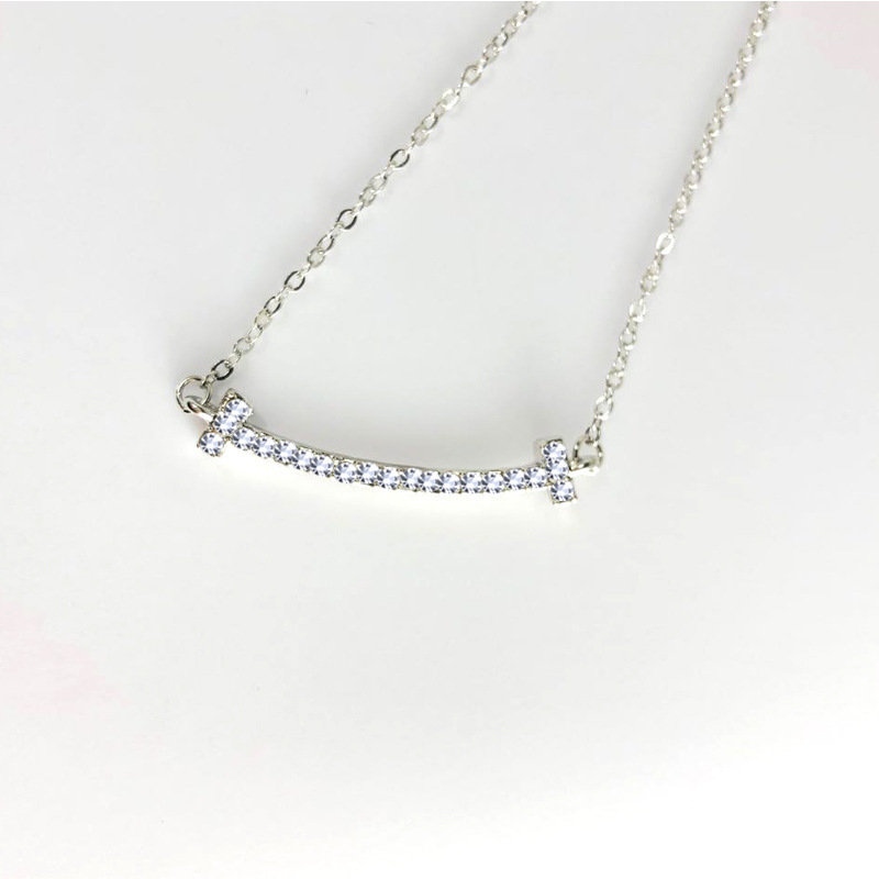

Smile Necklace Smiley Face Collarbone Chain Pendant Small Necklace