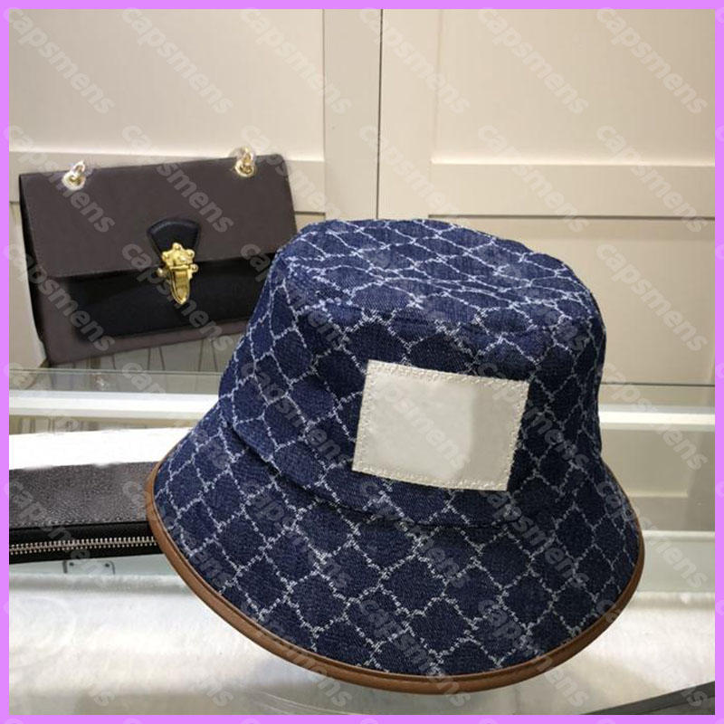 

New Flat Bucket Hat Designer Women Men Baseball Cap Casquette Caps Hats Mens Letters Sun Protection Fashion Street Fitted Hat D217312F, Box
