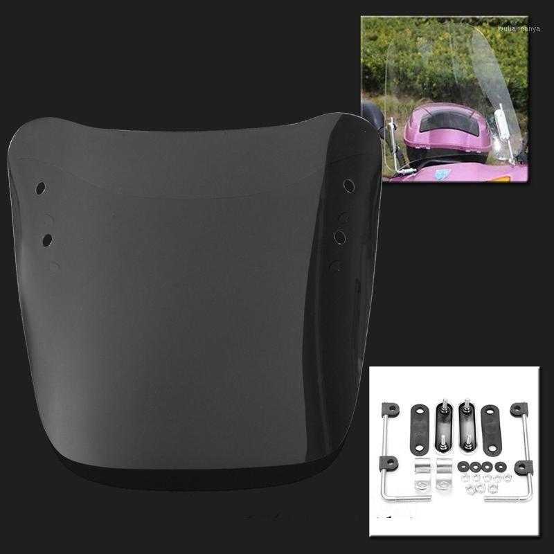 

Motorcycle Windshield Autoleader Universal Transparent PC Glass Windscreens Wind Deflectors Scratch Resistant Scooter 37.5x39cm