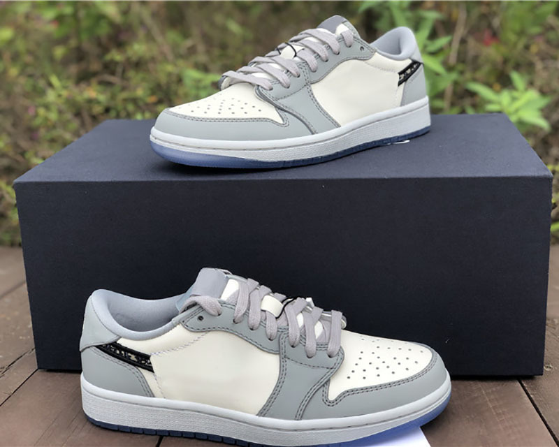 

Shoes Top Men pale grey Dunks Chicago luxury brand unique design Low women's sneakers non-slip, #1