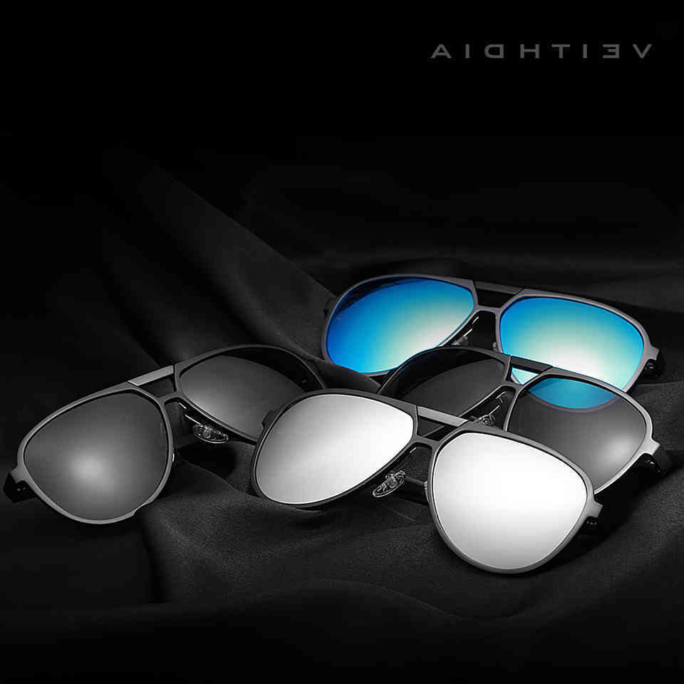 

VEITHDIA Mens Aluminum Magnesium Photochromic Sunglasses Polarized UV400 Lens Eyewear Accessories Male Sun Glasses For Men V6850 Glasses wholesale, White;black