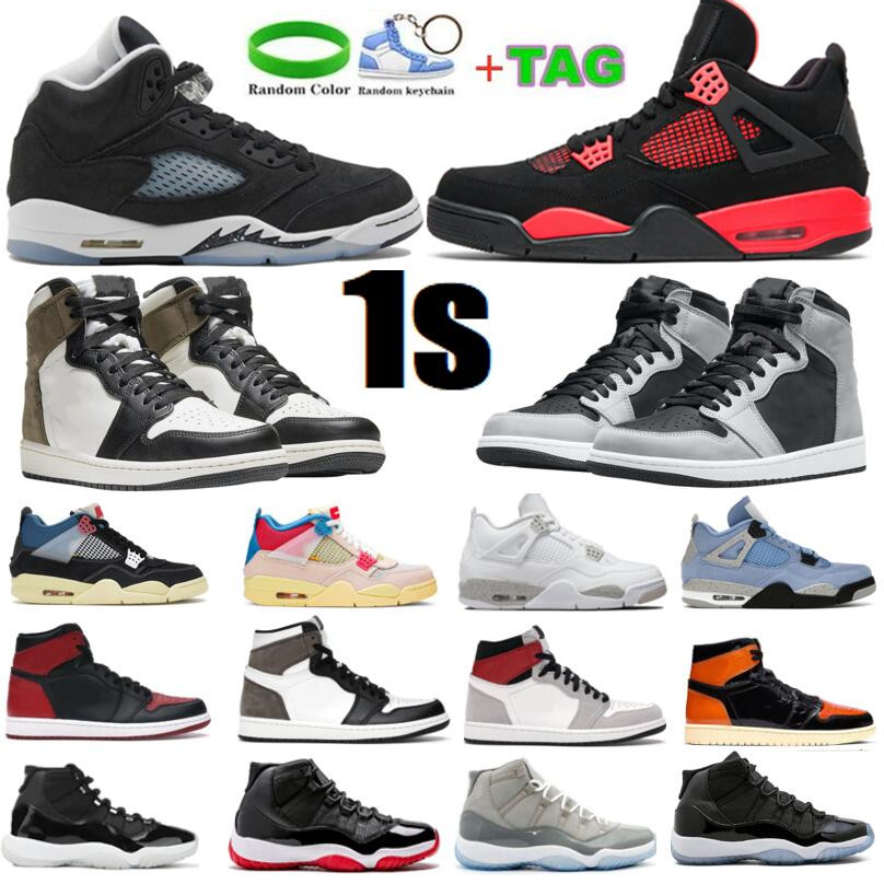 

Red Thunder 4 Basketball Shoes 11 Cool Grey 2021 Concord Space Jam 4s Pure Money Bred Black Cat University Blue White Oreo 5 Moonlight Dark Mocha 1s Trainer Sneakers