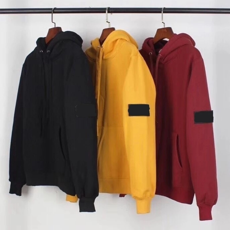 

Men's Hop Hooded STONE Couple 212502 Hip Running Casual ISLAND Sport Thick Sweatshirts Hoodies Nrili, Black