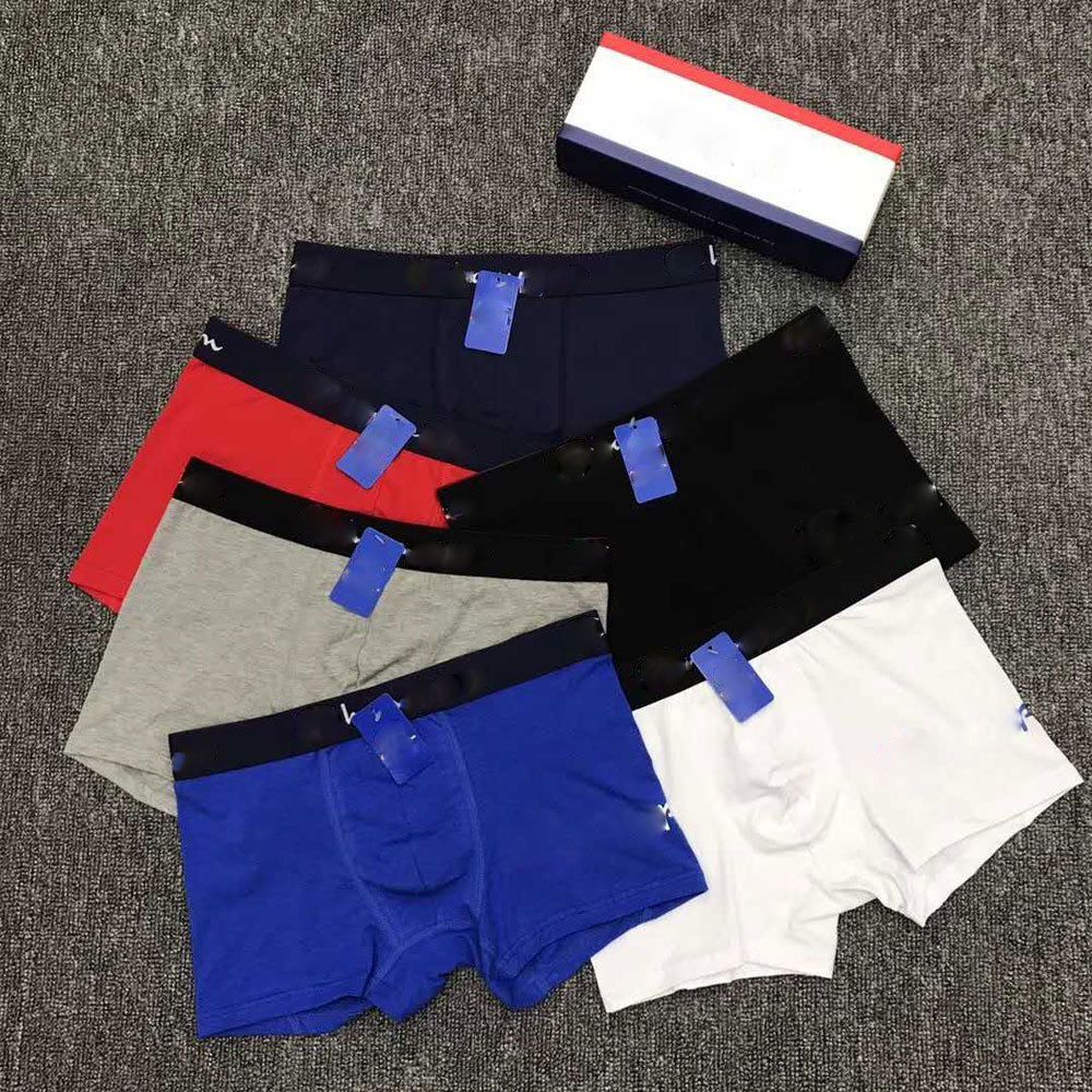 

Men's Designer Cotton Underpants Boxer Sexy Classic Man Brands Underwear Shorts Briefs Panties Size -2XL, Black