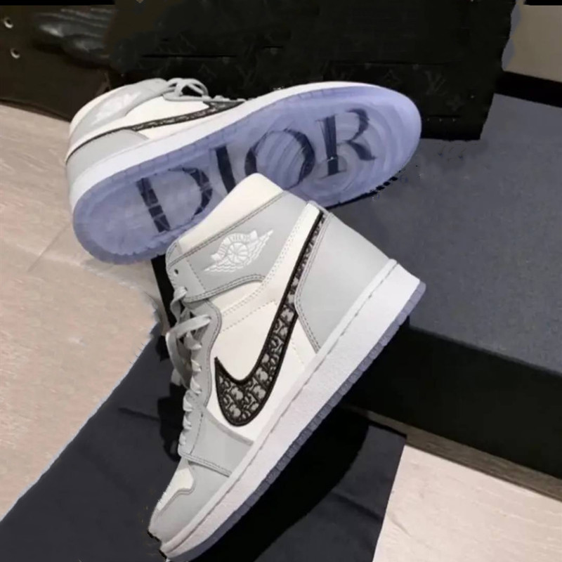 

New AJ oblique Jumpman 1s Luxury Designer 40702 Sneakers Mens Womens Basketball Shoes Sports air Trainers