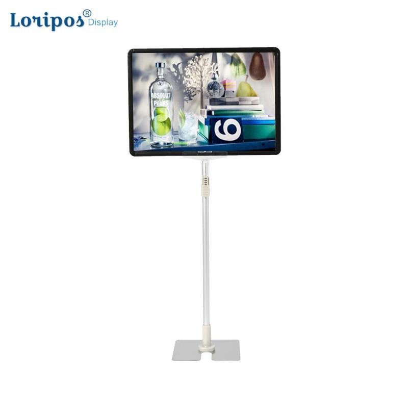 Frames And Mouldings Fashion Stainless Steel Advertising Poster Display Stand Rack A4 Frame Price Tag Sign Label Promotions Card Showing-image-706566549