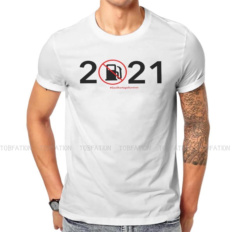 

Men' T-Shirts 2021 Survivor Hipster TShirts Gas Shortage Price Increased Male Graphic Pure Cotton Tops T Shirt O Neck Oversized, Purple