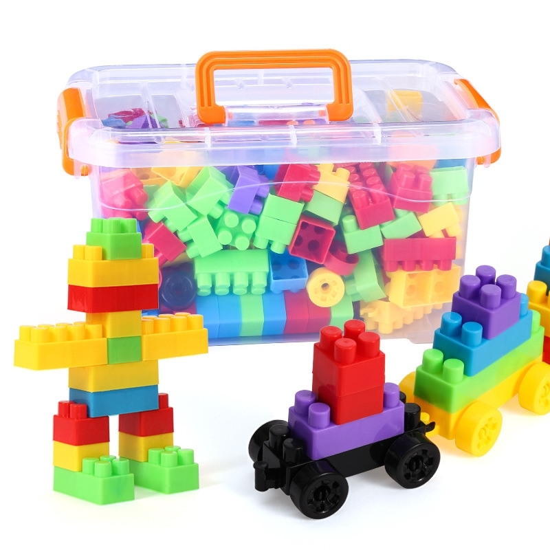 

Plastic storage barrel for children's educational toys
