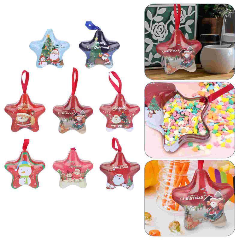 

Gift Wrap 8pcs Star Shape Christmas Candy Boxes Pretty (Random Style)