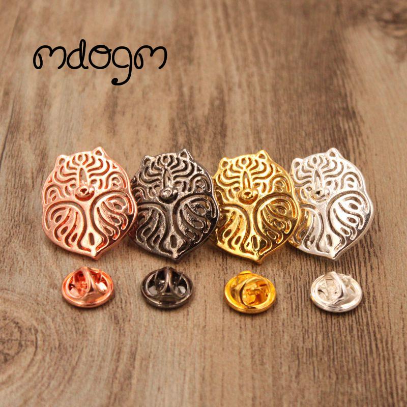 

Pins, Brooches Mdogm 2021 Pomeranian Dog Animal And Pins Suit Cute Funny Metal Small Father Birthday Fashion Gift For Male Men B029, Gray