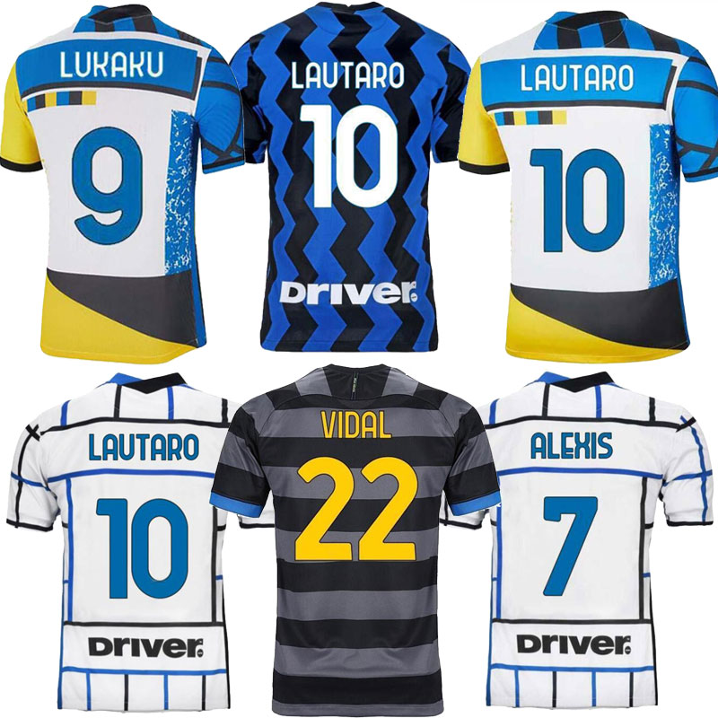 

MILAN 16-4XL 20 21 adult Kids set suit soccer jersey LAUTARO ALEXIS PERISIC football shirt 2021 POLITANO BARELLA maillot de foot 4xl 3XL INTER FOUTH thailand, Kids third