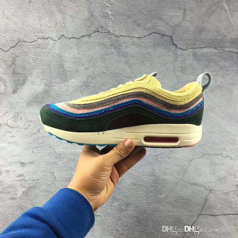

Top Wotherspoon Menta Grey 97S VF SW Hybrid Men Running Shoes Kaleidoscope Fashion Sports High Quality Sneakers Seans Trainers Size 36-45, Color-6