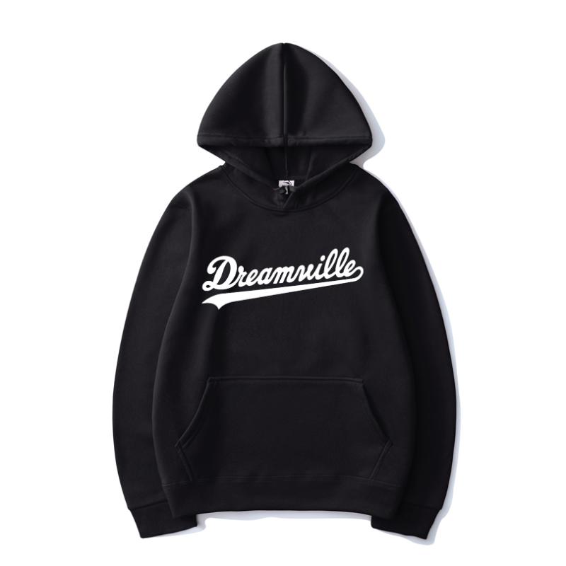 

Men's Hoodies & Sweatshirts 2021 Dreamville J Cole Solid Color Print Hooded Sweatshirt Men Women Sport Casual Hoodie Hip Hop Pullover Tops C, White