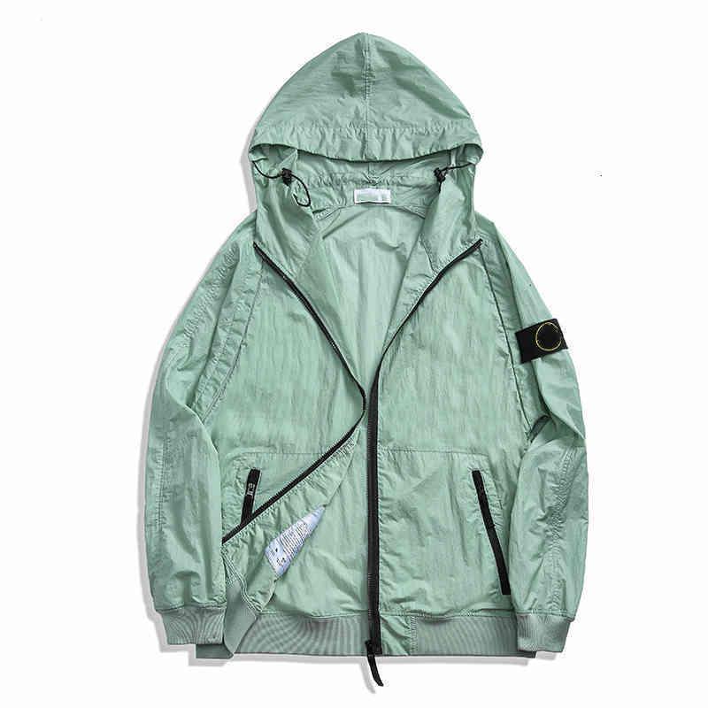 

DesignerTop Designer thin jacket fashion stoney konng gonng coat outdoor sun proof windbreaker Sunscreen clothing for island size M-2XL, Black;brown