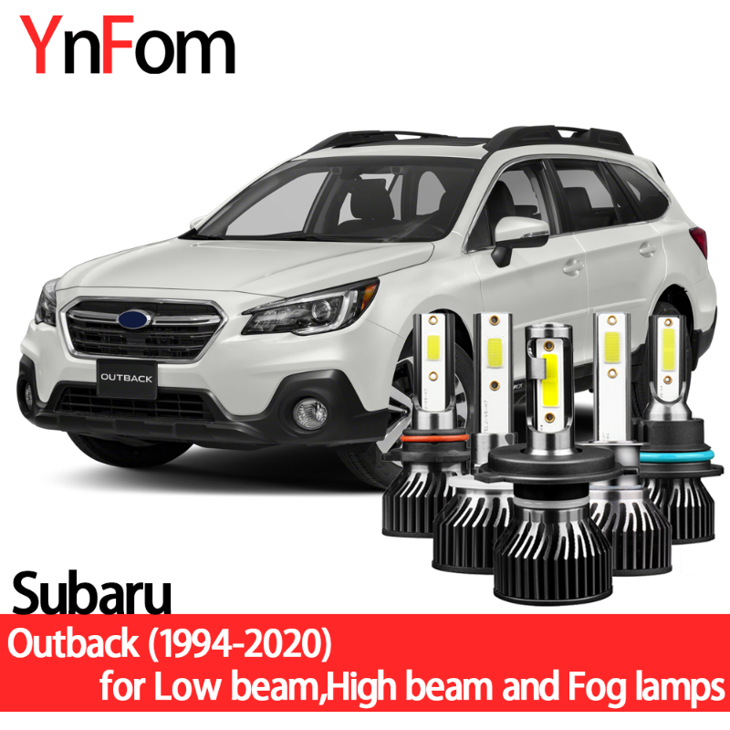 

Car Headlights YNFOM LED Kit For Outback,Legacy Lancaster 94-20 Low/high Beam,fog Lamp,car Accessories,car Headlight Bulbs