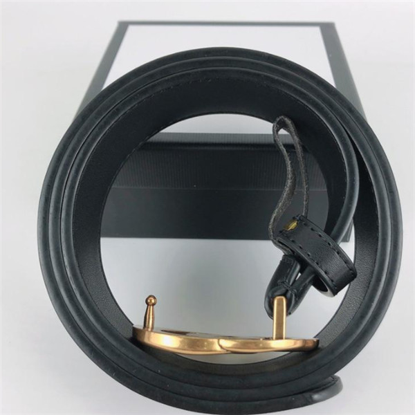 

Fashion luxury belt buckle belt designer design of men and women of high quality men's gold buckle belt, Black