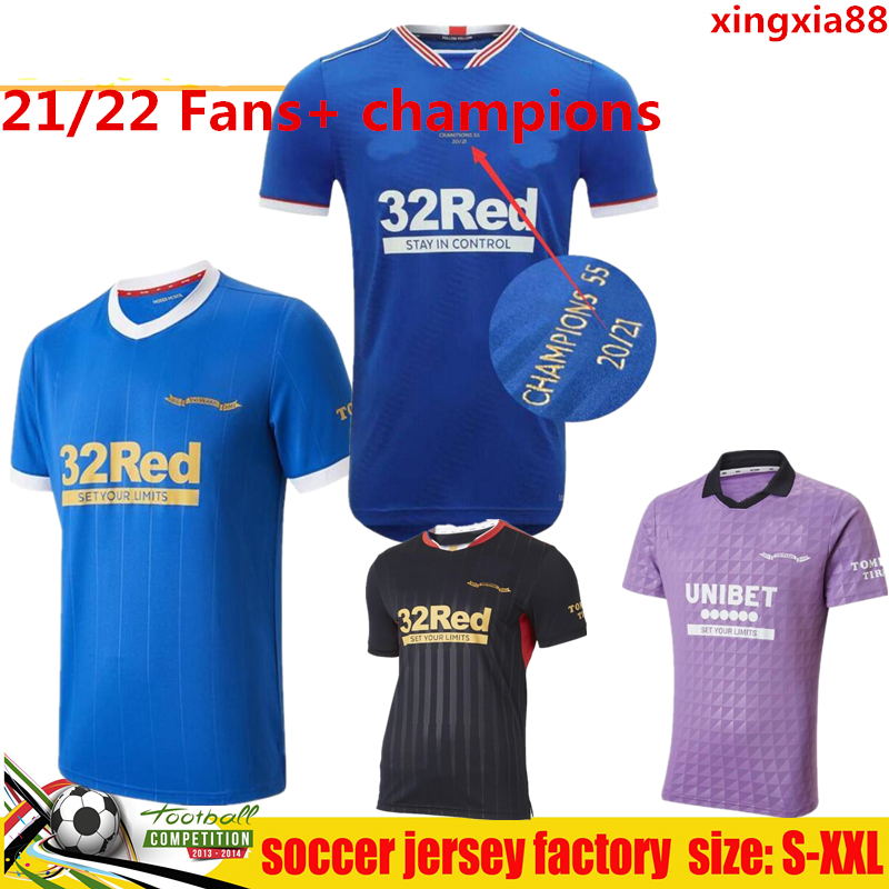 

Rang ers 21 22 Soccer Jerseys 150th Anniversary home away third Glasgow TRAINING DEFOE HAGI BARKER MORELOS TAVERNIER 2021 2022 maillot Football Shirt Men + kids kit, Green
