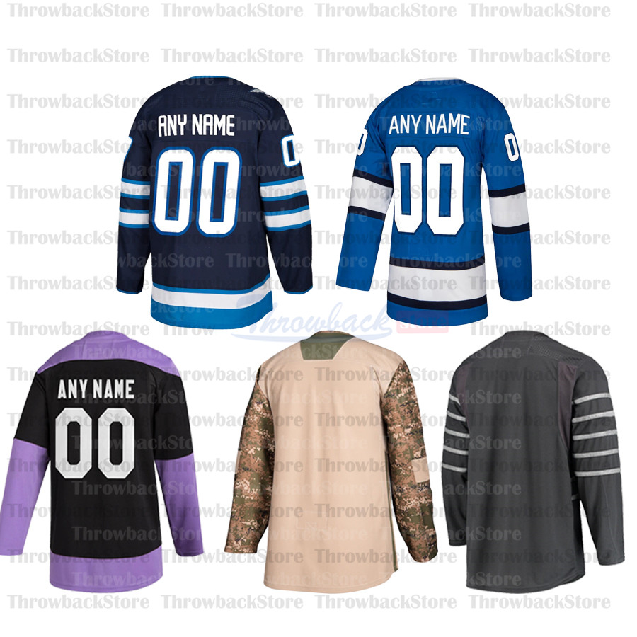 

Custom hockey Jerseys 26 Blake Wheeler 40 Joel Armia 71 Julian Melchiori 1 Eric Comrie 81 Kyle Connor, Men/camouflage