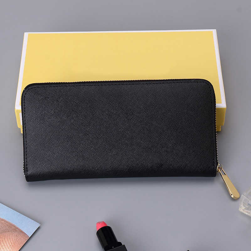 

CLASSIC FLOWER With Box card fashion ladies single zipper wallets women GENUINE leather wallet lady long purse, Navy