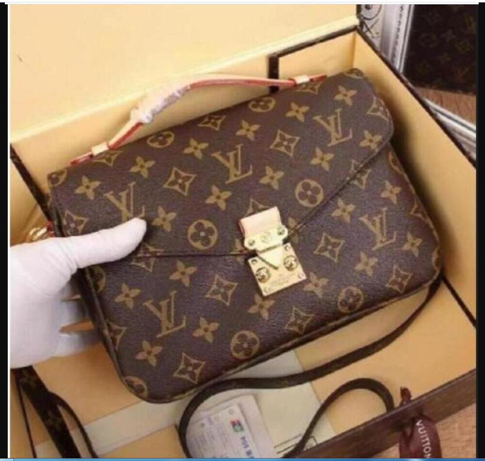

LV LOUIS Luxury Designers Handbag Messenger Bags Oxidizing Leather POCHETTE Metis Elegant Shoulder Crossbody BAG VITTON S