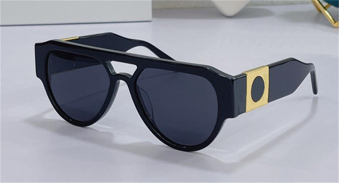 

Selling fashion design sunglasses 4401 pilot big plate frame trendy catwalk style simple and elegant top quality uv400 protective glasses, White;black